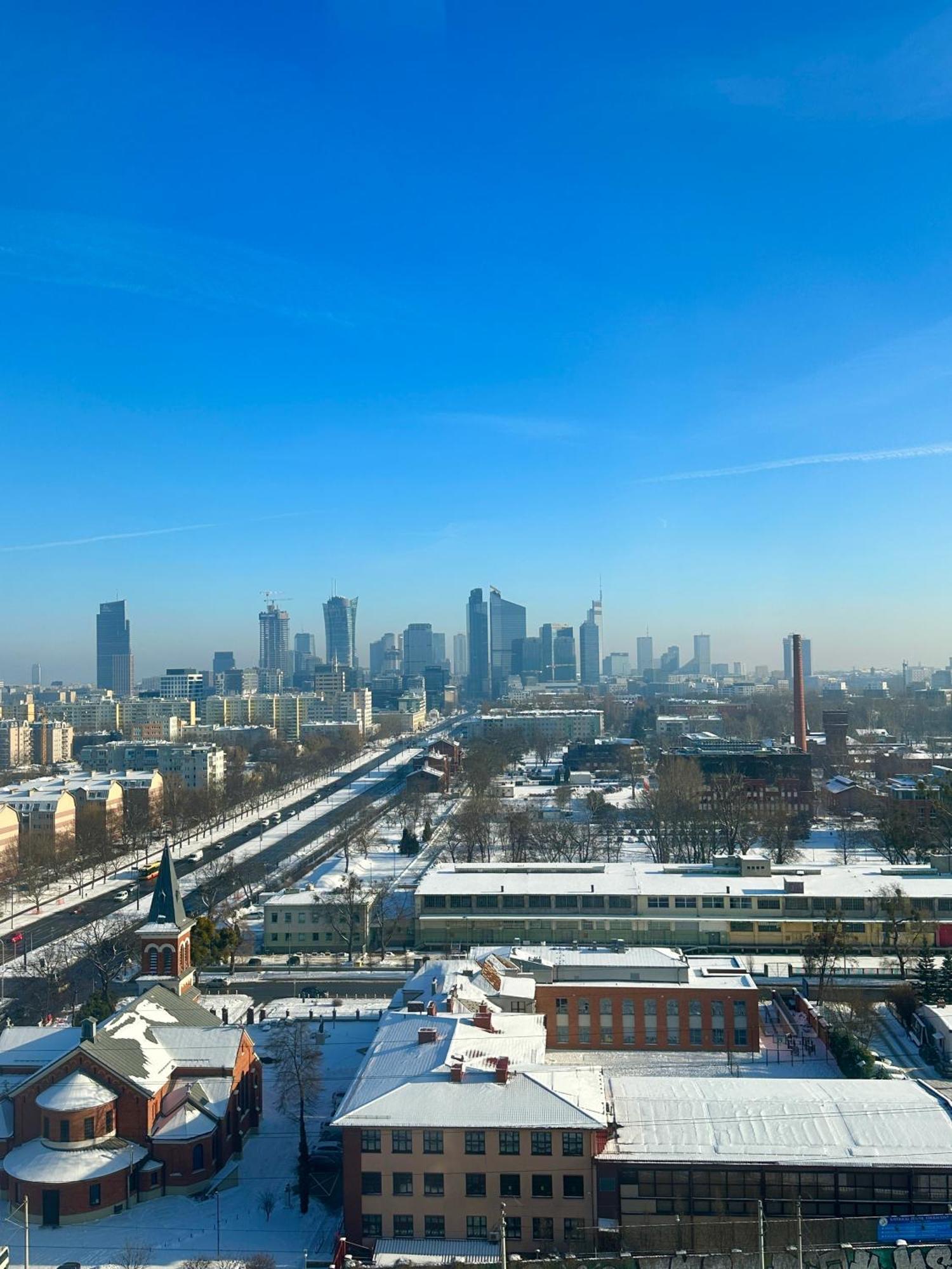 Sky Tower Apartments Varsovia Exterior foto